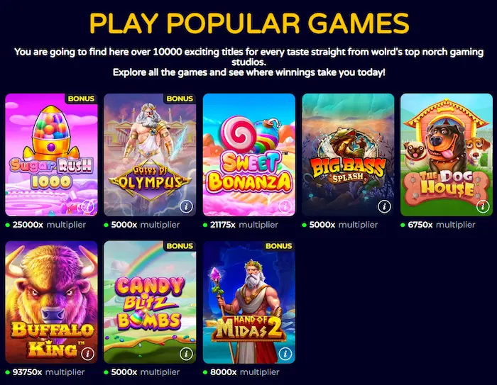 Intellectbet Casino games